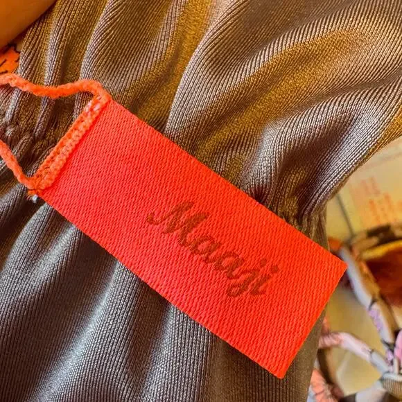 Maaji Ditsy Sunny Tie Side Bikini Bottom Floral Women Large NWT - Picture 8 of 8